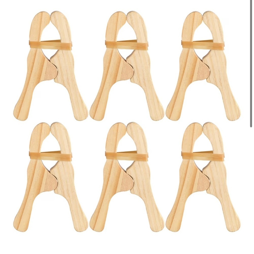 Set of 5 Fort Clips Wooden
